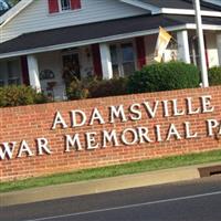 Adamsville War Memorial Park on Sysoon