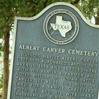 Albert Carver Cemetery on Sysoon