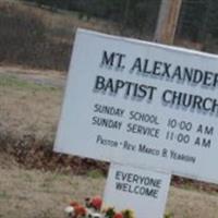 Mount Alexander Baptist Church Cemetery on Sysoon