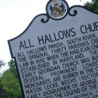 All Hallows Church Cemetery on Sysoon