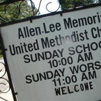 Allen Lee Memorial UMC Cemetery on Sysoon
