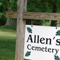 Allen's Cemetery on Sysoon