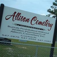 Allison Cemetery on Sysoon