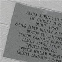 Alum Springs Church Cemetery on Sysoon