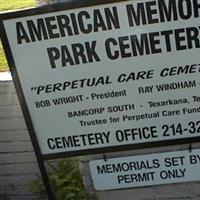 American Memorial Park on Sysoon