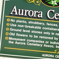 Aurora Cemetery on Sysoon