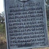 Babb Cemetery on Sysoon