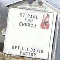 Saint Paul Fire Baptized Holiness Church Cemetery on Sysoon