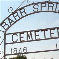 Barr Springs Cemetery on Sysoon