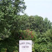 Barren Springs Cemetery on Sysoon