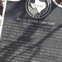 Belle Plain Cemetery on Sysoon