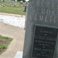 Bernie Memorial Cemetery on Sysoon