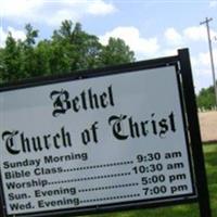 Bethel Church of Christ Cemetery on Sysoon