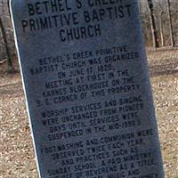 Bethel Creek Cemetery on Sysoon