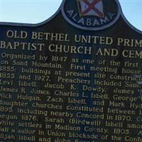 Old Bethel Primitive Baptist Church Cemetery on Sysoon