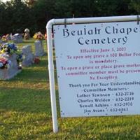 Beulah Chapel Missionary Baptist Church Cemetery on Sysoon
