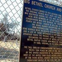 Big Bethel Church Cemetery on Sysoon