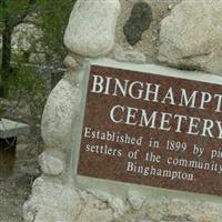 Binghampton Cemetery on Sysoon