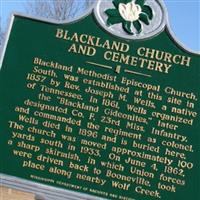 Blackland Cemetery on Sysoon