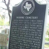 Boerne Cemetery on Sysoon