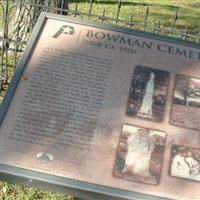 Bowman Cemetery on Sysoon