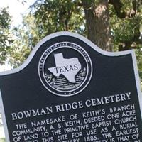 Bowman Ridge Cemetery on Sysoon