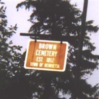 Brown Cemetery on Sysoon