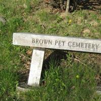 Brown Pet Cemetery on Sysoon