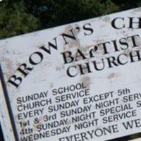 Browns Chapel Baptist Church Cemetery on Sysoon