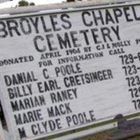 Broyles Chapel Cemetery on Sysoon