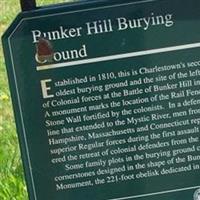 Bunker Hill Burial Ground on Sysoon