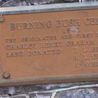 Burning Bush Cemetery on Sysoon