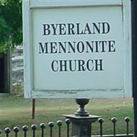 Byerland Mennonite Cemetery on Sysoon