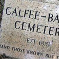 Calfee-Bailey Cemetery on Sysoon
