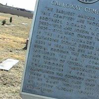 Calloway Cemetery on Sysoon