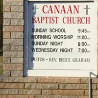 Canaan Baptist Church Cemetery on Sysoon