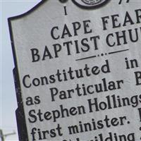 Cape Fear Baptist Church Cemetery on Sysoon