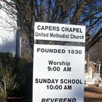 Capers Chapel United Methodist Church Cemetery on Sysoon