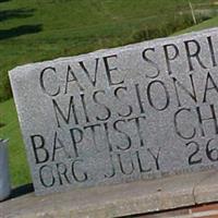 Cave Springs Cemetery on Sysoon