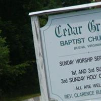 Cedar Grove Baptist Church Cemetery on Sysoon