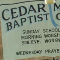 Cedar Mount Baptist Church Cemetery on Sysoon