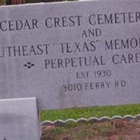 Cedar Crest Cemetery on Sysoon