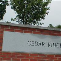 Cedar Ridge Cemetery on Sysoon