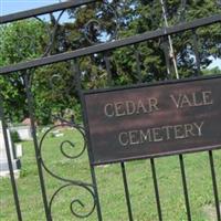 Cedar Vale Cemetery on Sysoon