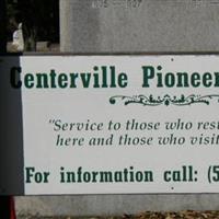 Centerville Pioneer Cemetery on Sysoon