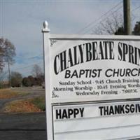 Chalybeate Baptist Church Cemetery (New Chalybeate on Sysoon