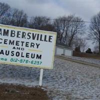 Chambersville Cemetery on Sysoon