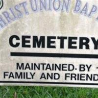 Christ Union Baptist Cemetery on Sysoon