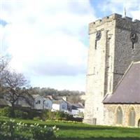 Churchyard of Oystermouth Parish Church on Sysoon