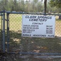 Clark Springs Cemetery on Sysoon